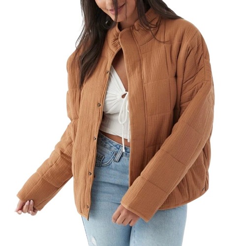 Neill camel brown quilted - camel,